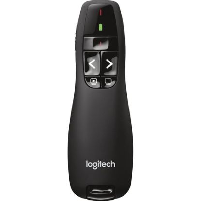 Imagem de APRESENTADOR SEM FIO LOGITECH R400 COM LASER POINTER VERMELHO, CONEXÃO USB E PILHA INCLUSA BT 1 UN