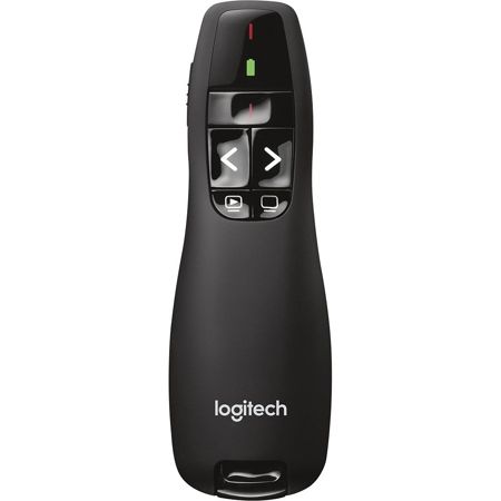 Imagem de APRESENTADOR SEM FIO LOGITECH R400 COM LASER POINTER VERMELHO, CONEXÃO USB E PILHA INCLUSA BT 1 UN