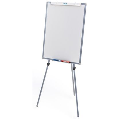 Imagem de CAVALETE FLIP-CHART C/QUADRO BRANCO MAGNÉTICO 9451 STALO CX 1 UN