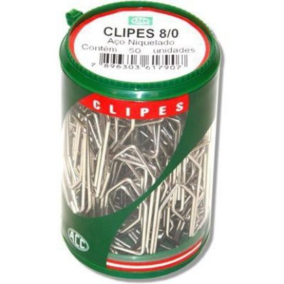 Imagem de CLIPS NR.8/0 NIQUELADO POTEPLAST ACC PO 50 UN
