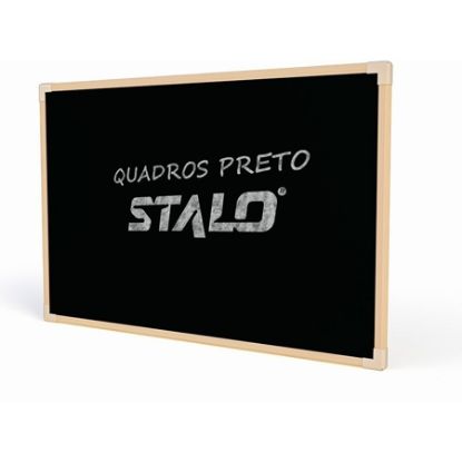Imagem de QUADRO ESCOLAR 90X60CM PRETO MAD NEO 8811 STALO PT 1 UN
