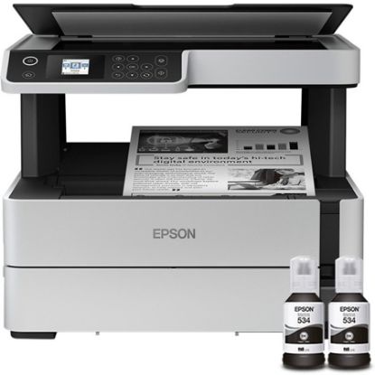 Imagem de IMPRESSORA MULTIFUNCIONAL TANQUE DE TINTA ECOTANK M2170, MONOCROMÁTICA, IMPRESSÃO DUPLEX, WI-FI, CONEXÃO ETHERNET, CONEXÃO USB, 