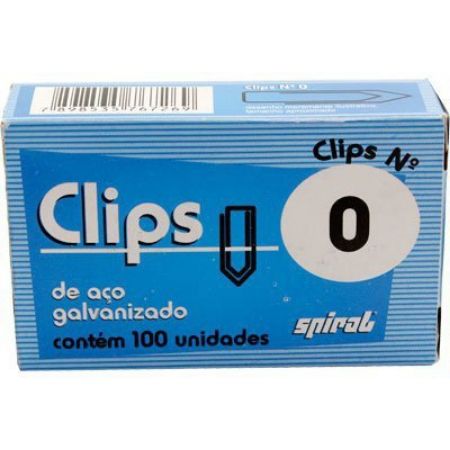 Imagem de CLIPS NR° 0 GALVANIZADO C/ 100UN