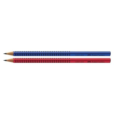 Imagem de LÁPIS PRETO N.2 LATA MIX, GRIP, VERMELHO, AZUL, 1205, FABER-CASTELL - LT 144 UN