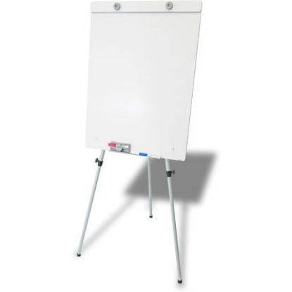 Imagem de CAVALETE FLIP-CHART C/QUADRO BRANCO ALTURA REGULÁVEL 8977 STALO CX 1 UN