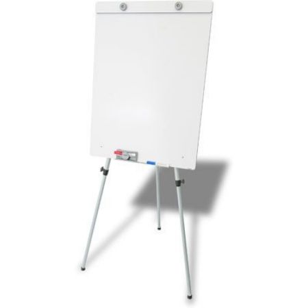 Imagem de CAVALETE FLIP-CHART C/QUADRO BRANCO ALTURA REGULÁVEL 8977 STALO CX 1 UN