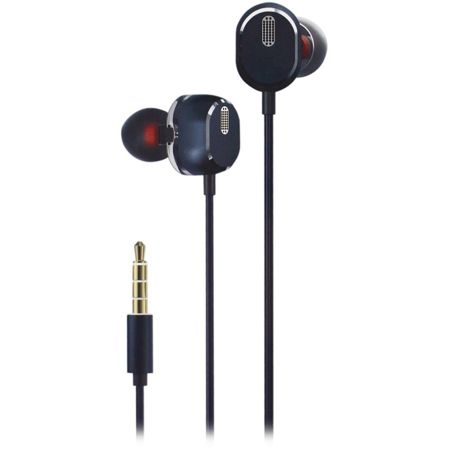 Imagem de FONE DE OUVIDO INTRA AURICULAR COM MICROFONE PRETO DHE-7003 HP - 9YE86AA CX 1 UN