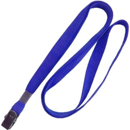 Imagem de CORDÃO P/CRACHÁ (POLIÉSTER) AZUL ROYAL 248 PLASTPARK PT 10 UN