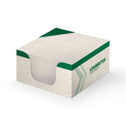 Imagem de PAPEL PARA LEMBRETE 84X84 63G RECICLADO, 228814, SPIRAL - CX 500 FL