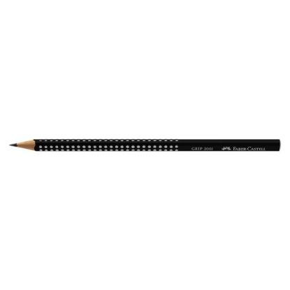 Imagem de LÁPIS PRETO N.2 LATA MIX, GRIP, PRETO, 2001, FABER-CASTELL - LT 144 UN