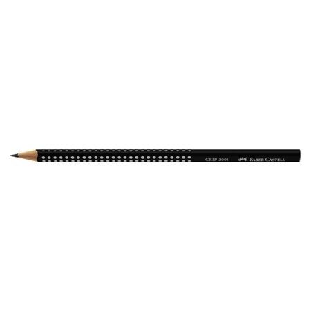 Imagem de LÁPIS PRETO N.2 LATA MIX, GRIP, PRETO, 2001, FABER-CASTELL - LT 144 UN