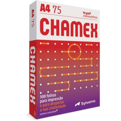 Imagem de PAPEL SULFITE A4, 75G, 210MMX297MM, CHAMEX - PT 500 FL