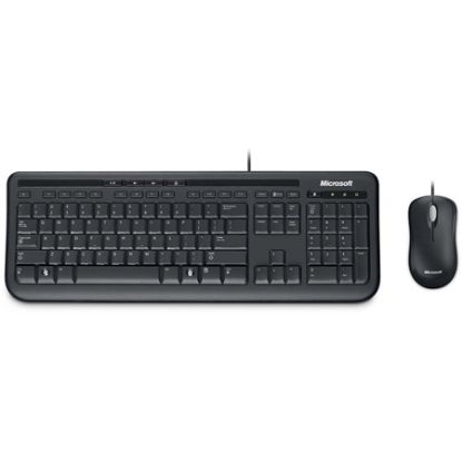 Imagem de KIT MIDIA WIRED DESKTOP 600  TECLADO E MOUSE PRETO