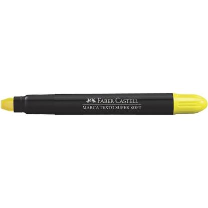 Imagem de MARCA TEXTO EM GEL SUPERSOFT AMARELO, 6 UNIDADES, FABER-CASTELL CX 6 UN