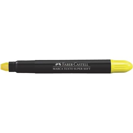 Imagem de MARCA TEXTO EM GEL SUPERSOFT AMARELO, 6 UNIDADES, FABER-CASTELL CX 6 UN