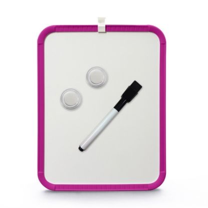 Imagem de QUADRO MAGNÉTICO 27,6X21,2 MOLDURA POLIPROPILENO PINK PP2721 EASY OFFICE PT 1 UN