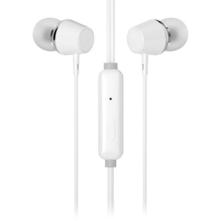 Imagem de FONE DE OUVIDO INTRA AURICULAR COM MICROFONE BRANCO DHE-7000 HP - 8YJ87AA CX 1 UN