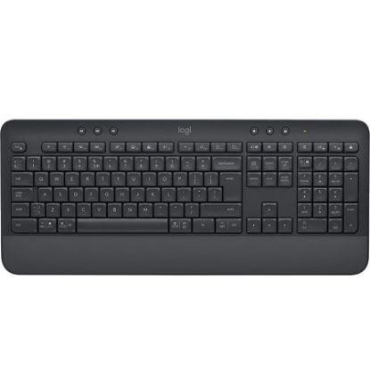 Imagem de TECLADO SEM FIO LOGITECH SIGNATURE K650 COM APOIO PARA AS MÃOS, TECLADO NÚMERICO E CONEXÃO BLUETOOTH OU RECEPTOR USB LOGI BOLT E