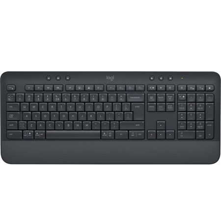 Imagem de TECLADO SEM FIO LOGITECH SIGNATURE K650 COM APOIO PARA AS MÃOS, TECLADO NÚMERICO E CONEXÃO BLUETOOTH OU RECEPTOR USB LOGI BOLT E