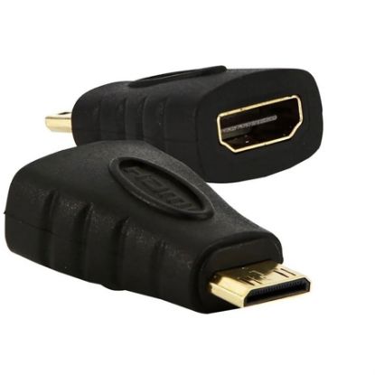 Imagem de ADAPTADOR DE VIDEO HDMI FÊMEA PARA MINI HDMI MACH, 6437, MD9 - BT 1 UN