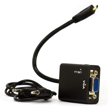 Imagem de ADAPTADOR HDMI PARA VGA C/SAIDA ÁUDIO MD9 BT 1 UN