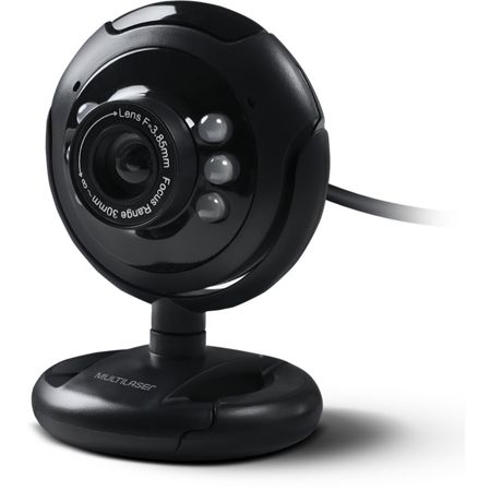 Imagem de CÂMERA WEBCAM 16MP COM MICROFONE, PRETO, WC045, MULTI - CX 1 UN