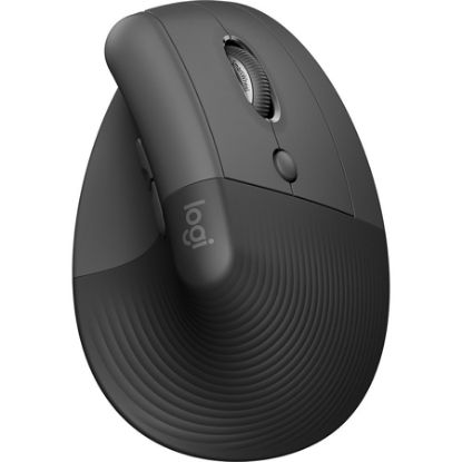Imagem de MOUSE SEM FIO LOGITECH LIFT VERTICAL COM DESIGN ERGONÔMICO PARA REDUÇÃO DE TENSÃO MUSCULAR, CLIQUES SILENCIOSOS, BLUETOOTH OU US