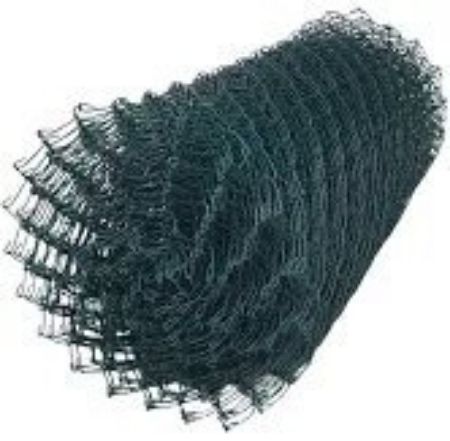 Imagem de TELA ALAMBRADO LOSANGULAR MALHA  63,5 MM X 63,5 MM 2 MT ALT.  FIO 12 REVESTIDA PVC VERDE  DPC-NORMAM 01-Cap.6-Secao IV
