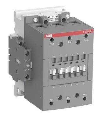 Imagem de CONTATOR DE FORCA 115A 380V AX115-30-11-81 CONTATO AUXILIAR 1NA+1NF LINHA AX