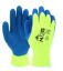 Imagem de LUVA DE SEGURANCA FLEX THERM AMARELO REFLETIVO LATEX TEXTURIZADA AZUL TAM XL 10
