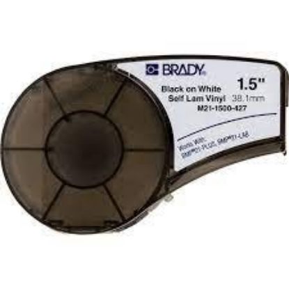 Imagem de ETIQUETA VINIL AUTO LAMINADA BRANCA 38,1 MM X 4,27M P/ BMP21-PLUS BMP21-LAB E BMP21