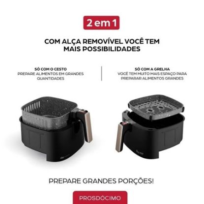 Imagem de AIR FRYER FRITADEIRA ELETRICA AIRFRY GRAND PROSDOCIMO 5.2L 127V