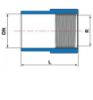 Imagem de LUVA L/R CPVC SCH80  1/2" FEMEA NTP ENCAIXE SOLDAVEL