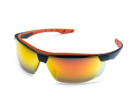 Imagem de OCULOS DE PROTECAO NEON VERMELHO ESPELHADO AR / AE / UV